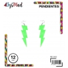 PENDIENTE RAYO PLASTICO