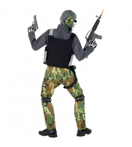 DISFRAZ SOLDADO ESQUELETO