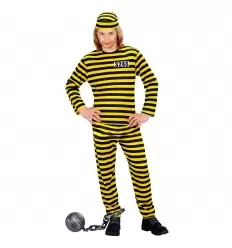 DISFRAZ PRESO AMARILLO ADULTO