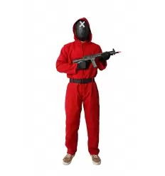 DISFRAZ SOLDADO ROJO CALAMAR ADULTO