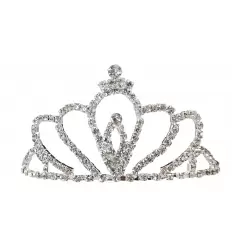 Diadem with rhinestones