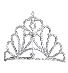 Diadema brillantes 8 cm. alto