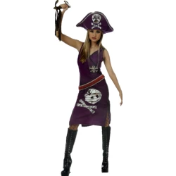 DISFRAZ PIRATA MORADA TALLA M