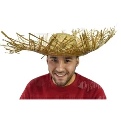 Straw scarecrow hat