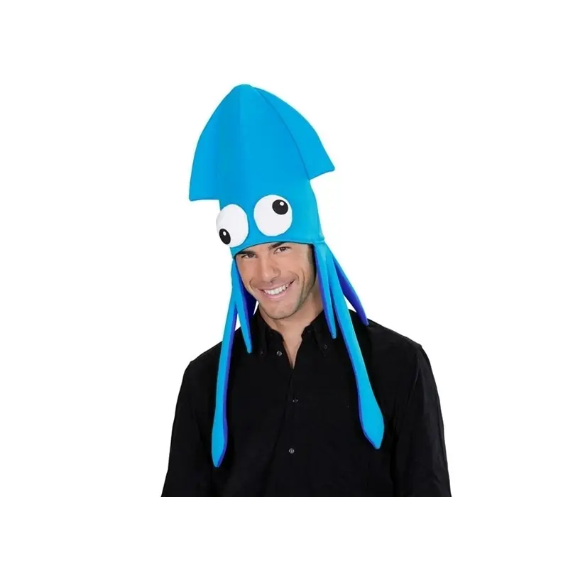 Chapéu de lula azul gigante