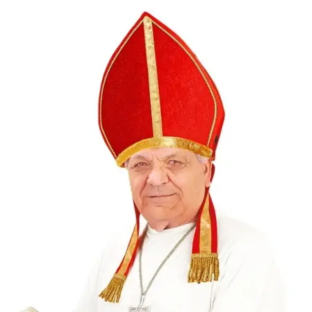 Mitra de veludo adulto