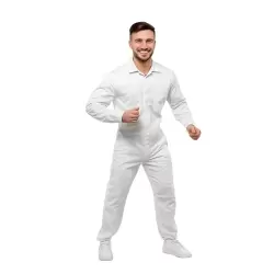 MONO TRABAJO BLANCO ADULTO