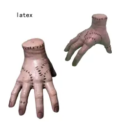 Mão látex com cicatrizes