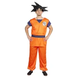 Guerreiro ninja laranja adulto