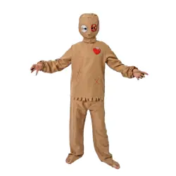 Disfarce infantil de boneco vudu