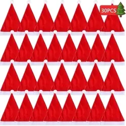 Pack 30 gorros Pai Natal