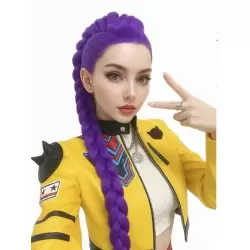 PELUCA K-POP RUMI MORADA INFANTIL
