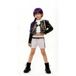 DISFRAZ K-POP RUMI BLANCO Y NEGRO INFANTIL