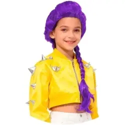PELUCA K-POP RUMI MORADA INFANTIL