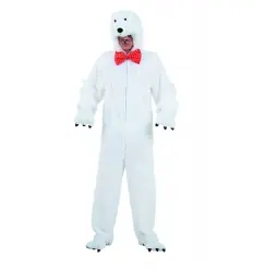 Fato de urso polar infantil