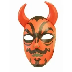 Teufel maske mit teufelshörner