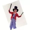 Clown kids costume with top hat