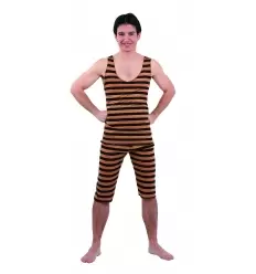 Victorian man bather costume