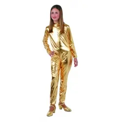 Malla licra metalizada infantil