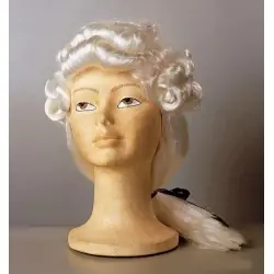 Mozart man rococo white wig