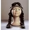 Indian wig with braids