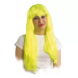 Long hair techno wig