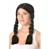 Wig with hair braiding