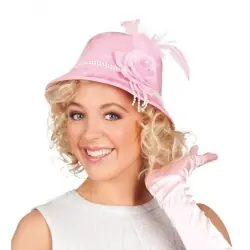Chapeau rose femme