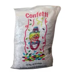 Konfetti sack. 10 kg.