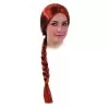 Perruque avec une longue tresse