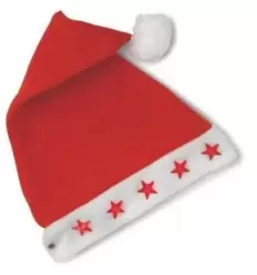 Gorro papa noel con luces 2