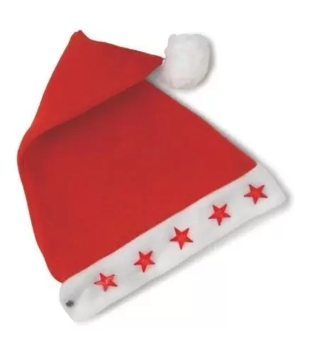 Gorro papa noel con luces