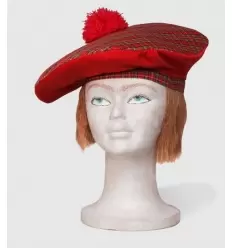 Scottish hat with hair