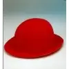 Bowler flocking hat