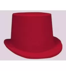 Top kids hat red and black