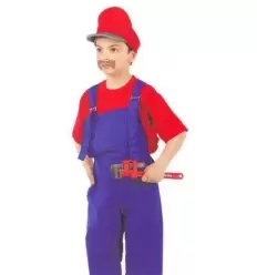 Plumber kids costume