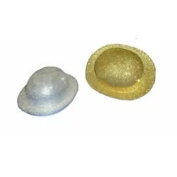 Bowler glitter kinderhut