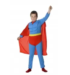 DISFRAZ HEROE SUPERHOMBRE INFANTIL