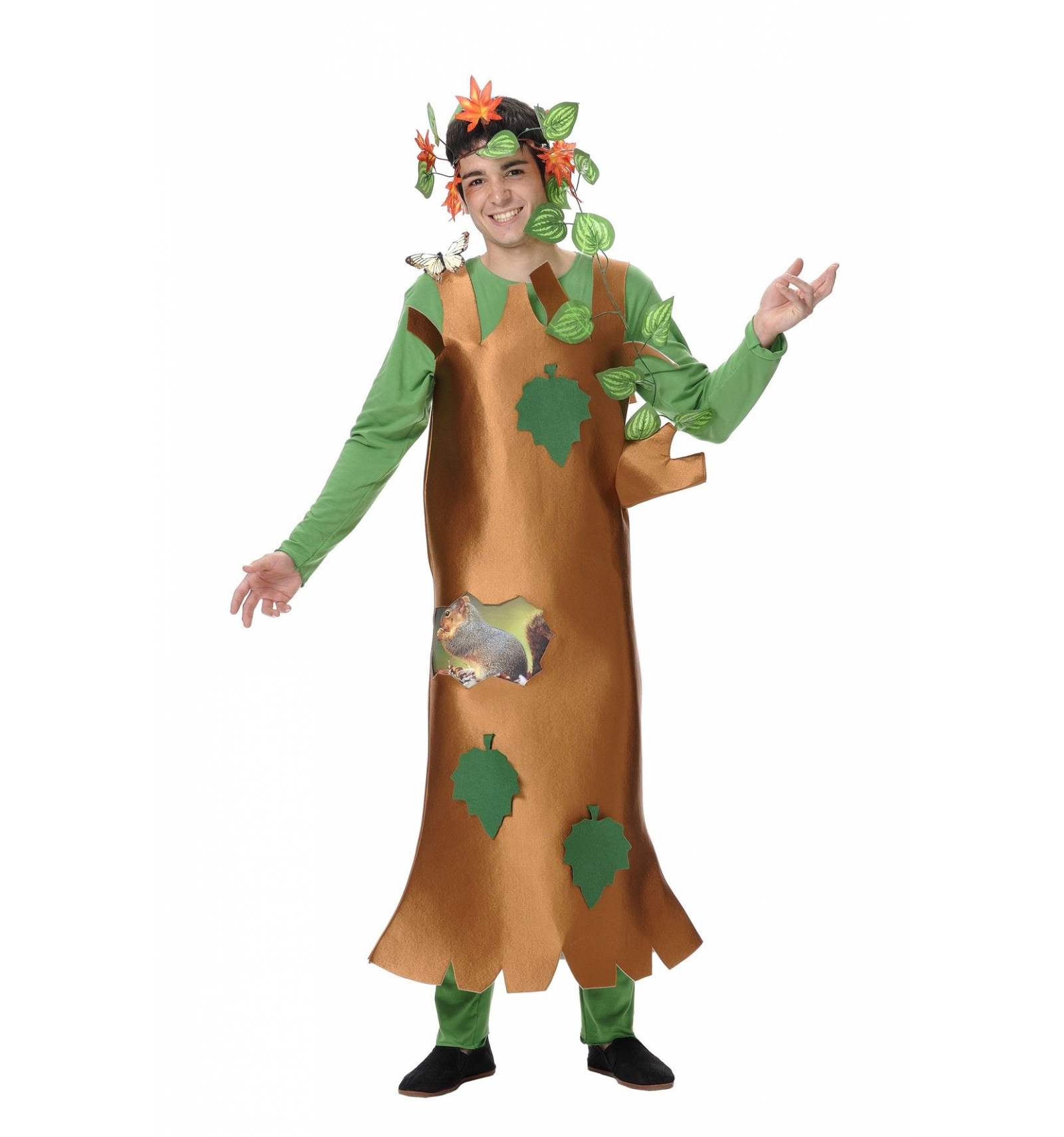Ecologist tree costume. 