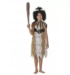 Cavewoman kids costume