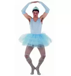 DISFRAZ BAILARINA AZUL HOMBRE
