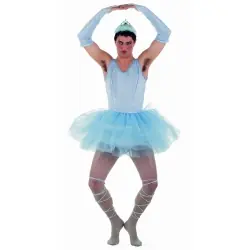 DISFRAZ BAILARINA AZUL HOMBRE