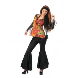 DISFRAZ HIPPY DISCO MUJER