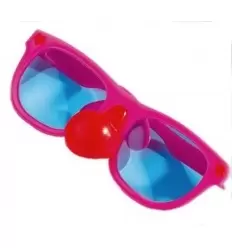 Clown glasses with nose big size