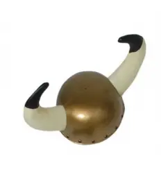 Capacete viking com chifres