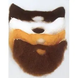 Beard and mustache medium size
