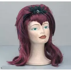Vampiress perücke mit tarantel