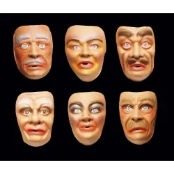 Caretas caucho