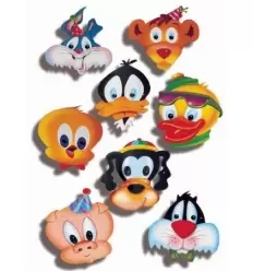 Caretas carton planas