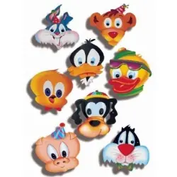 Máscaras de papelão